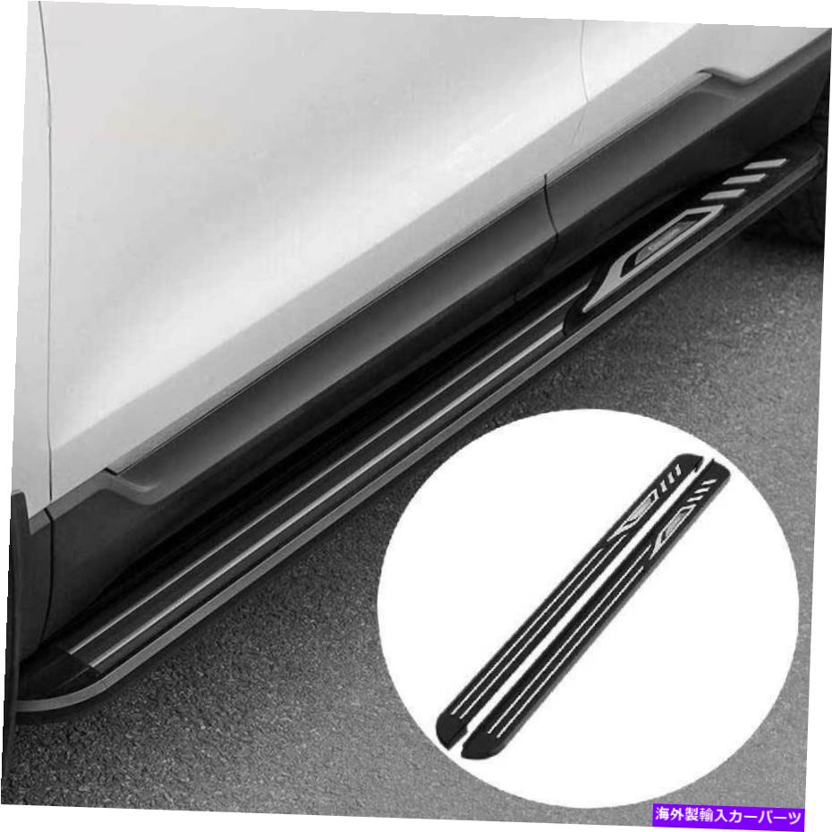 Nerf Bar ブラックアルミニウムサイドステップランニングボードNERFバーフォードエッジ2015-21の保護 Black Aluminum Side Step Running Board Nerf Bar Protect For Ford Edge 2015-21【並行輸入品】|Us Custom Parts Shop USDM