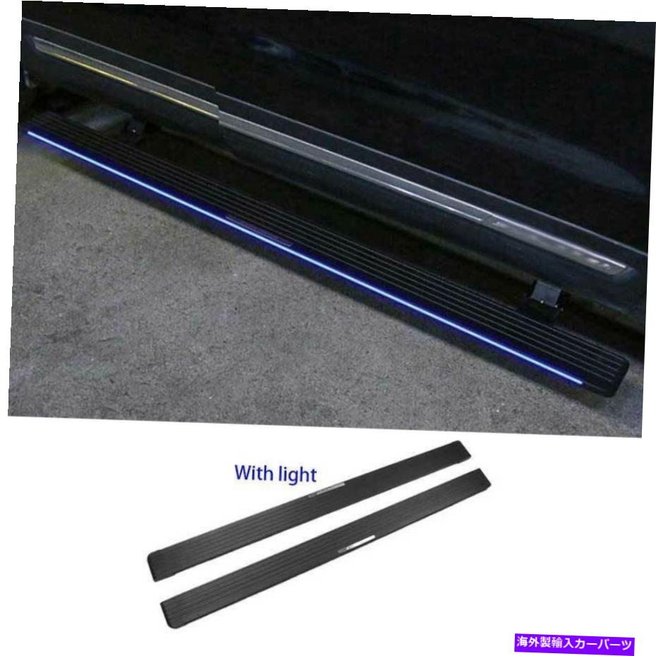 Nerf Bar フォードエクスプローラー2011-2019のボードnerfバーをランニングしているブラックアルミニウムサイドステップ Black Aluminum Side Step Running Board Nerf Bar LED For Ford Explorer 2011-2019【並行輸入品】|Us Custom Parts Shop USDM