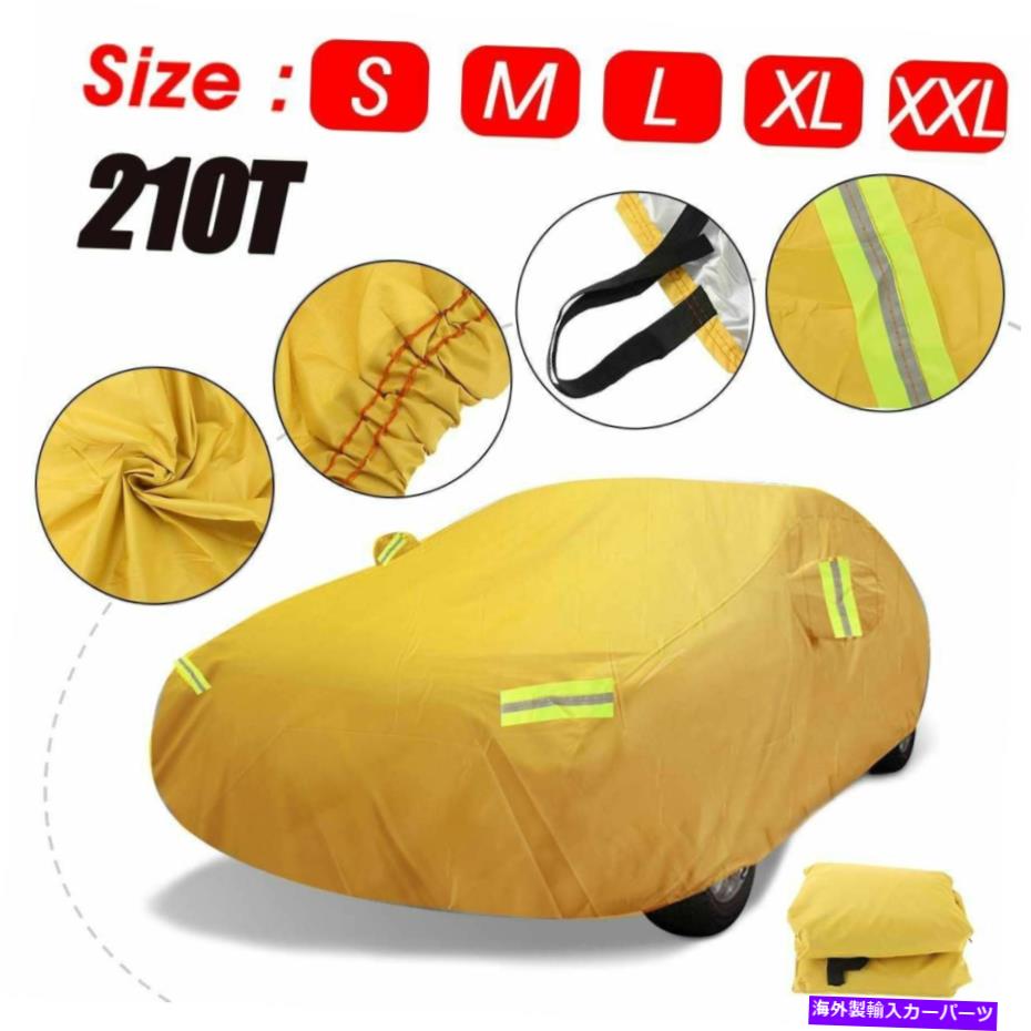カーカバー セダンSUV用の反射ストリップアンチUVスノーケースを備えたユニバーサルカーフルカバー Universal Car Full Cover with Reflective Strip Anti UV Snow Case For Sedan SUV【並行輸入品】|Us Custom Parts Shop USDM