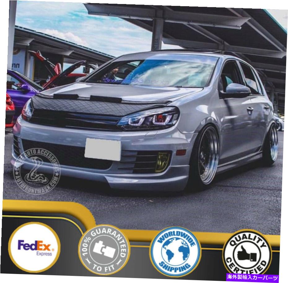 カーカバー VWフォルクスワーゲンゴルフMK6 2010 2012 2012 2013 2014のカーボンネットフードブラジャー Car Bonnet Hood Bra For VW Volkswagen Golf MK6 2010 2011 2012 2013 2014【並行輸入品】|Us Custom Parts Shop USDM