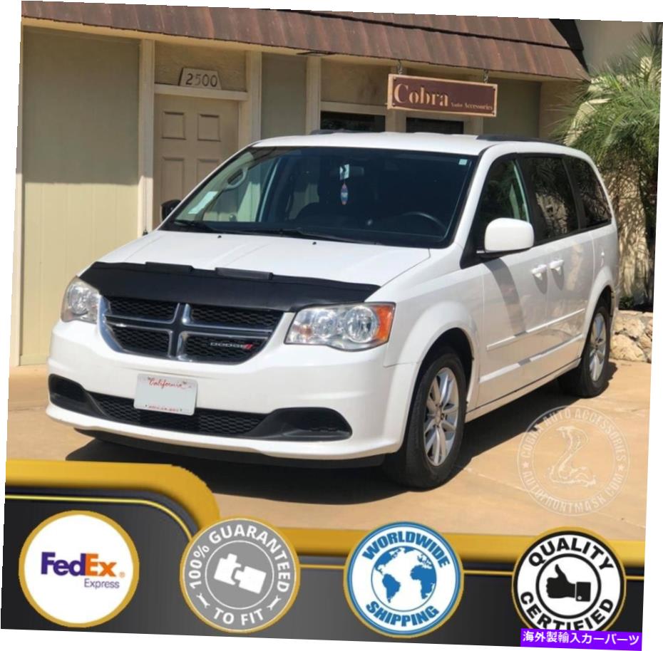 カーカバー Dodge Caravan 2011 2012 2013 14 15 16 17 2018 2019 2020のカーボンネットフッドブラジャー Car Bonnet Hood Bra For Dodge Caravan 2011 2012 2013 14 15 16 17 2018 2019 2020【並行輸入品】
