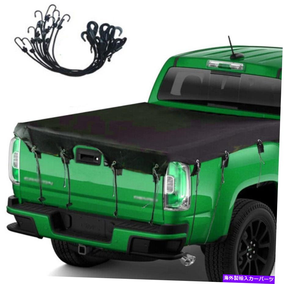 カーカバー バンジーコード付きトラックベッドタープカバーオックスフォード防水布ピックアップベッドカバー×1 Truck Bed Tarp Cover w/Bungee Cords Oxford Waterproof Fabric Pickup Bed Cover ×1【並行輸入品】|Us Custom Parts Shop USDM