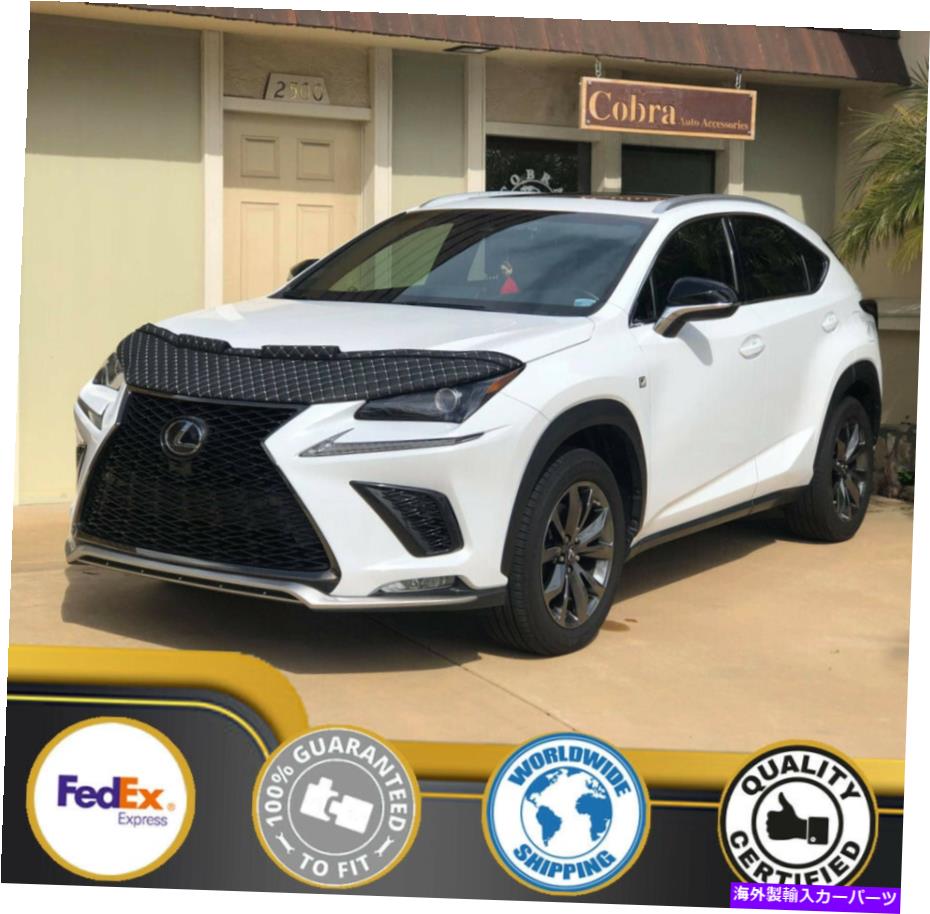 カーカバー Lexus NX 200T NX300 300H 2015 2016 2017 2017 2018 2018 2019 2020のカーボンネットフードブラジャー Car Bonnet Hood Bra For Lexus NX 200t NX300 300h 2015 2016 2017 2018 2019 2020【並行輸入品】