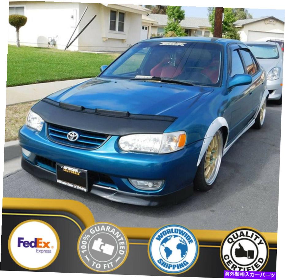 カーカバー トヨタカローラのカーボンネットフードブラジャー98 99 00 01 02 1998 1999 2000 2001 2002 Car Bonnet Hood Bra For Toyota Corolla 98 99 00 01 02 1998 1999 2000 2001 2002【並行輸入品】|Us Custom Parts Shop USDM