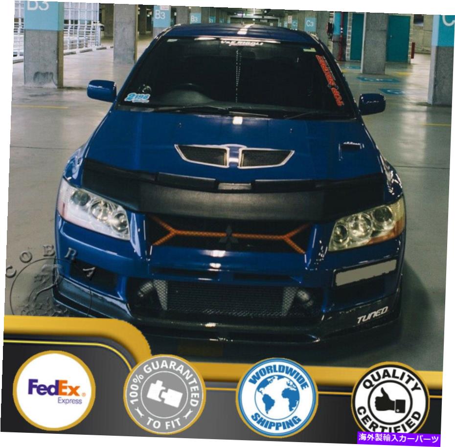 カーカバー 三菱ランサーEVO 8/9 2003 2004 2005 2006 2007のカーボンネットフードブラジャー2007 Car Bonnet Hood Bra For MITSUBISHI Lancer EVO 8 / 9 2003 2004 2005 2006 2007【並行輸入品】|Us Custom Parts Shop USDM