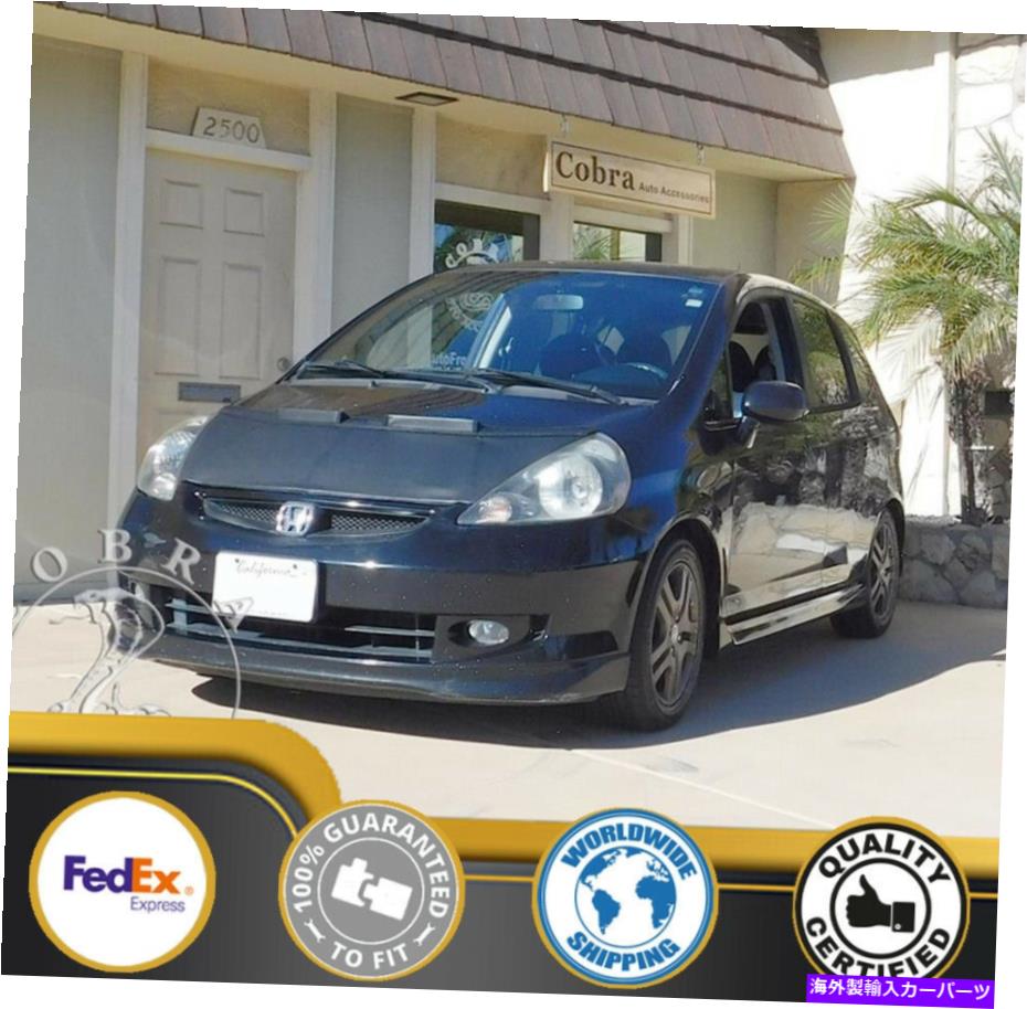 カーカバー ホンダフィットジャズ2003 2005 2006 2007 2008のカーボンネットフッドブラジャー Car Bonnet Hood Bra For HONDA FIT JAZZ 2003 2004 2005 2006 2007 2008【並行輸入品】