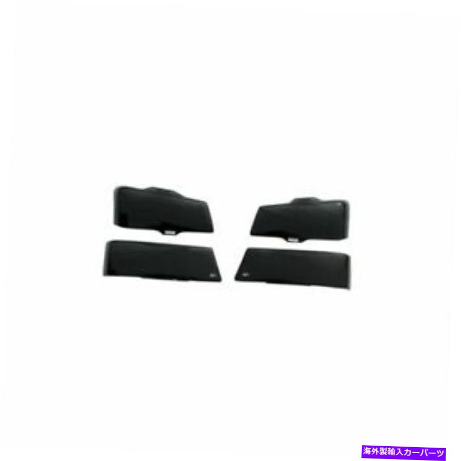 カーカバー AVS 03-06 Chevy Avalanche 1500 W/Oハードウェアヘッドライトカバー-Black41831 AVS 03-06 Chevy Avalanche 1500 w/o Hardware Headlight Covers - Black 41831【並行輸入品】|Us Custom Parts Shop USDM