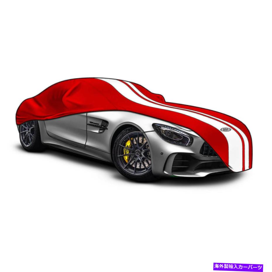 カーカバー Mazda R100 RX3 RX5 RX7 RX8 RX8ソフトラインのSaaSクラシックカーの屋内カバー SAAS Classic Car Indoor Cover for Mazda R100 RX3 RX4 RX5 RX7 RX8 Softline Red【並行輸入品】