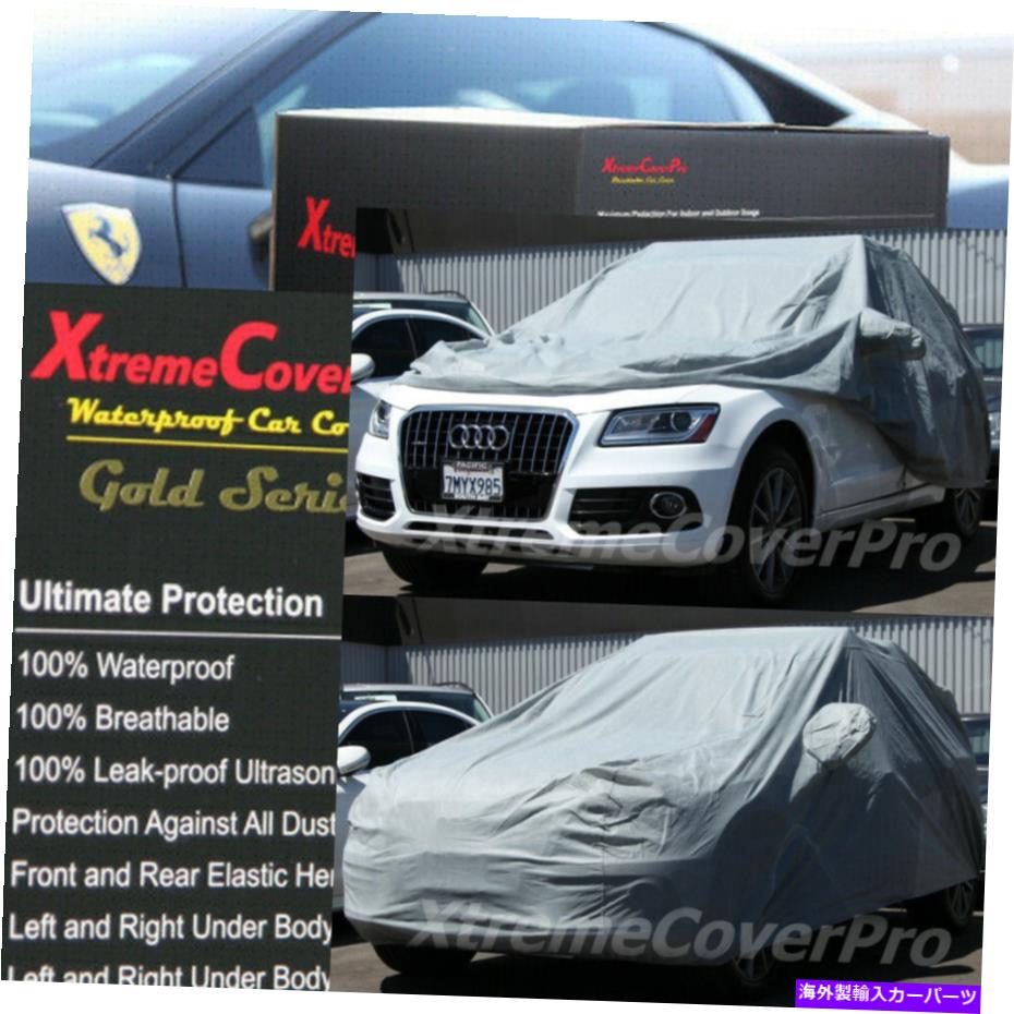 カーカバー 2020 2021 2022 Audi Q5 SQ5防水車カバー付き鏡ポケットグレー 2020 2021 2022 AUDI Q5 SQ5 Waterproof Car Cover w/Mirror Pocket Gray【並行輸入品】｜Us Custom Parts Shop USDM