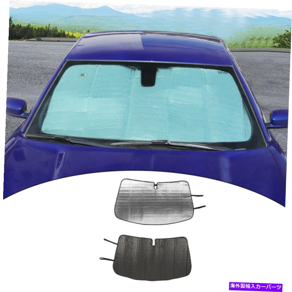 サンシェード フロントフロントガラスサンシェードバイザーカバードッジチャージャー15+アクセサリーのカバープロテクター Front Windshield Sunshade Visor Cover Protector for Dodge Charger 15+Accessories【並行輸入品】