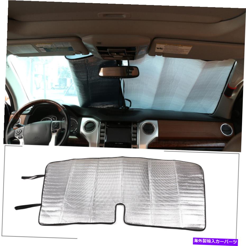 サンシェード 2016-2022 Toyot@A Tacomaのカスタムサンシェード折りたたみ式フロントガラスサンバイザー Custom Sunshade Foldable Windshield Sun Visor for 2016-2022 Toyot@a Tacoma【並行輸入品】