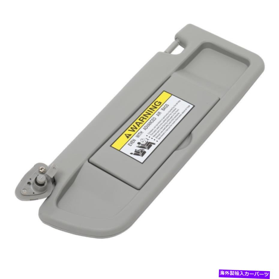 サンシェード 2006-11ホンダシビックスタイルのサンシェードの左のドライバーサイドサンバイザー LEFT DRIVER SIDE SUN VISOR FOR 2006-11 HONDA CIVIC STYLE SUNSHADE W/MIRROR GREY【並行輸入品】
