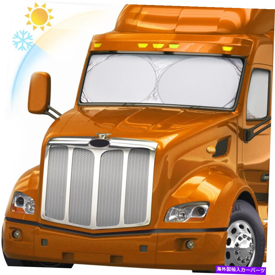 サンシェード FreightlinerのセミトラックWindowshield Sun Shade Cover Side Window UV Shield For Freightliner Semi-Truck Windowshield Sun Shade Cover Side Window UV Shield【並行輸入品】