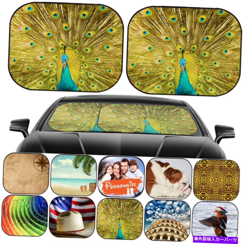 サンシェード 車のフロントガラスの日陰2CPCユニバーサルフィット画像2806742美しい孔雀 Sun Shade for Car Windshield 2 pc Universal Fit Image 2806742 beautiful peacock【並行輸入品】 32,890円