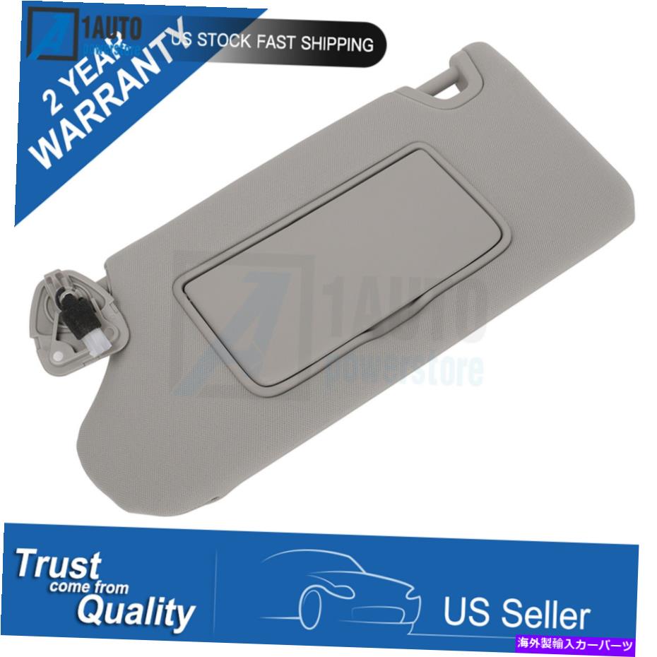 サンシェード 2013-2018のランプフロント左側のグレーサンバイザー日産アルティマ2.5L 3.5L Gray Sun Visor With Lamp Front Left Side For 2013-2018 Nissan Altima 2.5L 3.5L【並行輸入品】