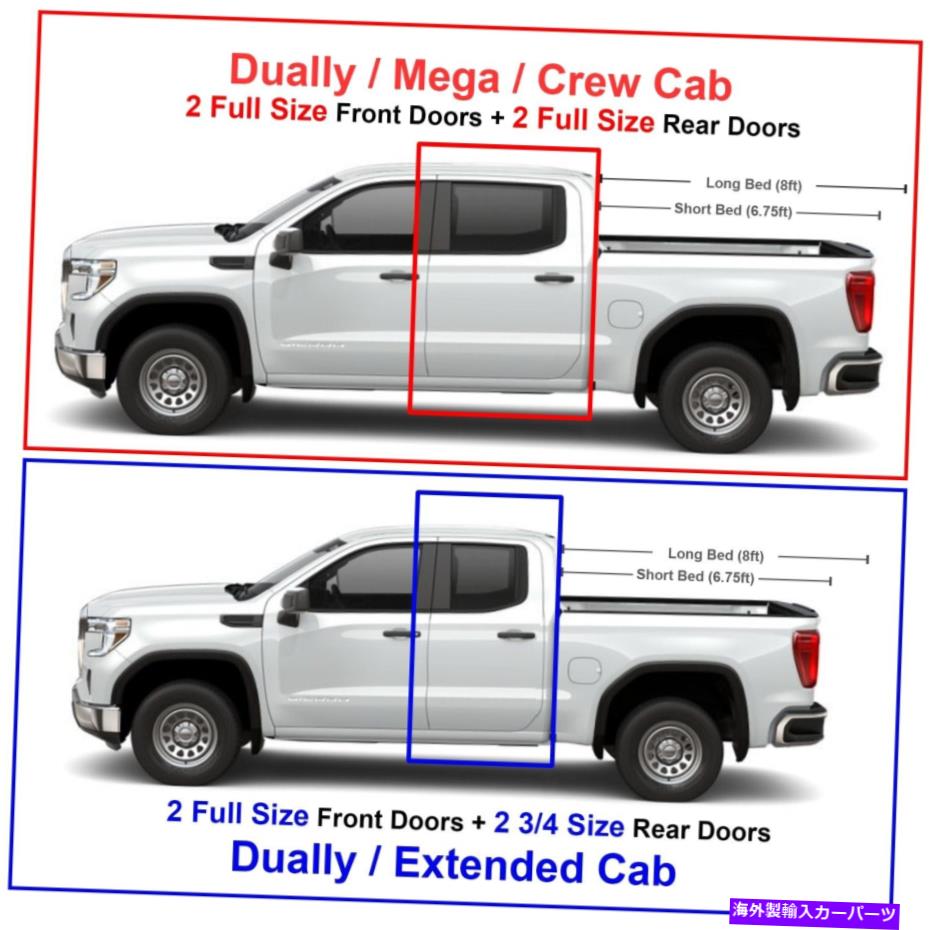 紫③ カーカバー 2007年GMC Sierra 2500HDクルーキャブ8ftロングベッド通気性トラックカバー 2007 2008 GMC  Sierra