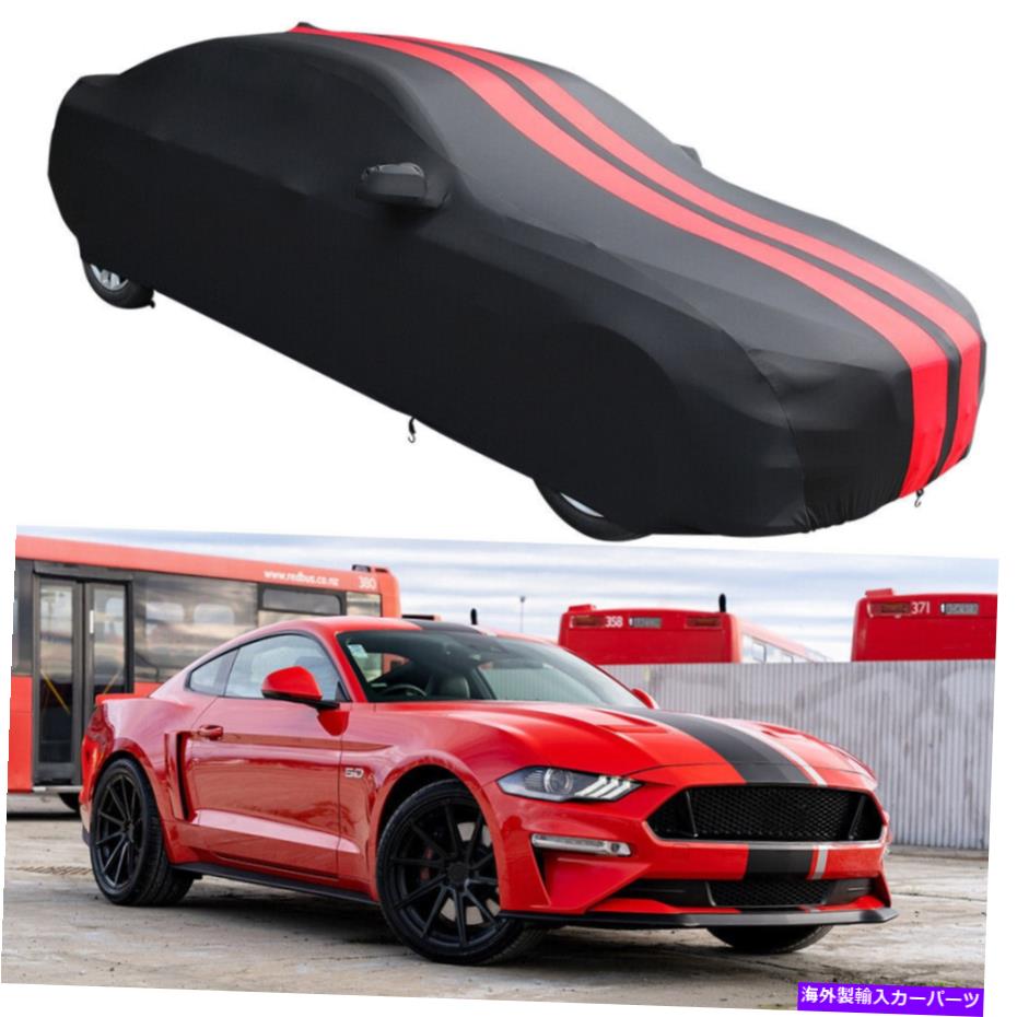 カーカバー フォードマスタング2000-2021サテンストレッチ屋内カーカバーダストスクラッチ保護 For Ford Mustang 2000-2021 Satin Stretch Indoor Car Cover Dust Scratch Protect【並行輸入品】