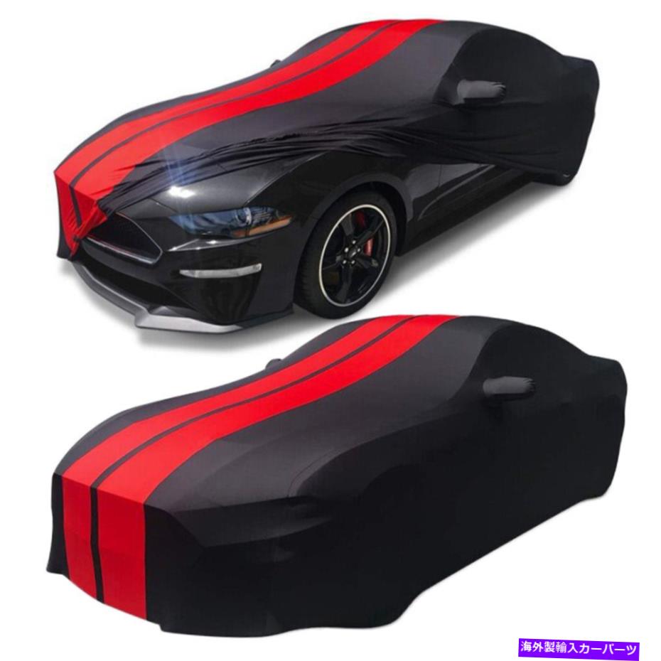 カーカバー フォードマスタング05-22サテンストレッチカーカバー屋内カスタムスクラッチダストプルーフ For Ford Mustang 05-22 Satin Stretch Car Cover Indoor Custom Scratch Dust Proof【並行輸入品】