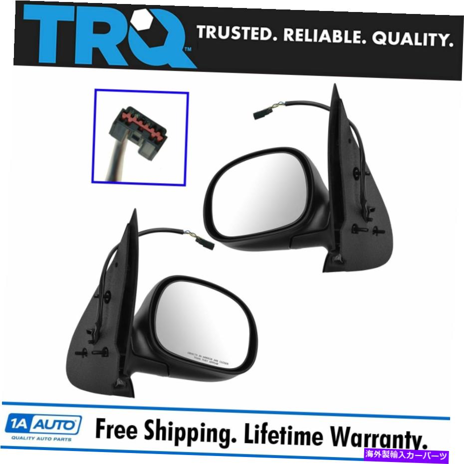 USミラー TRQミラーサイドビューパワーテクスチャブラックLH RHペアExpedition F150用 TRQ Mirror Side View Power Textured Black LH RH Pair for Expedition F150【並行輸入品】