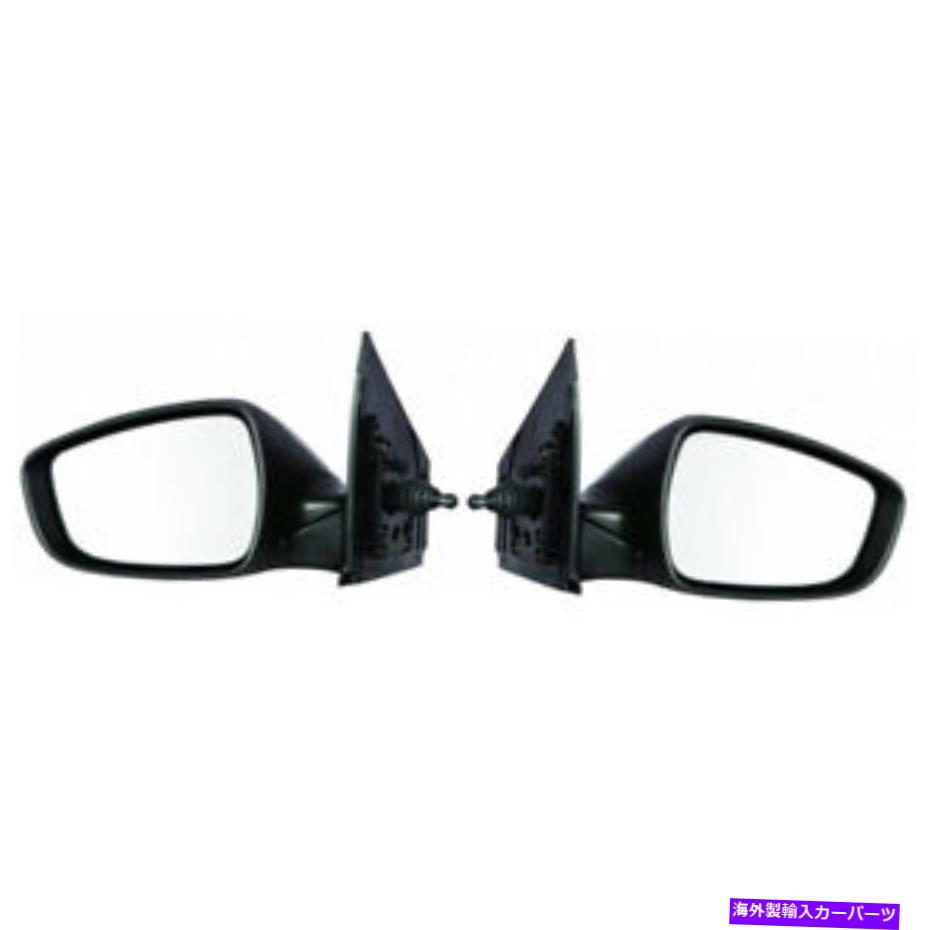 USミラー ヒュンダイアクセント2012-2017ドアミラードライバーと助手席側|ペア|マニュアル For Hyundai Accent 2012-2017 Door Mirror Driver & Passenger Side | Pair | Manual【並行輸入品】