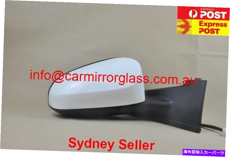 USミラー トヨタヤリスNCP130 2011-2020右側の新しいドアミラー（ハッチのみ）白 NEW DOOR MIRROR FOR TOYOTA YARIS NCP130 2011-2020 RIGHT SIDE (HATCH ONLY) WHITE【並行輸入品】