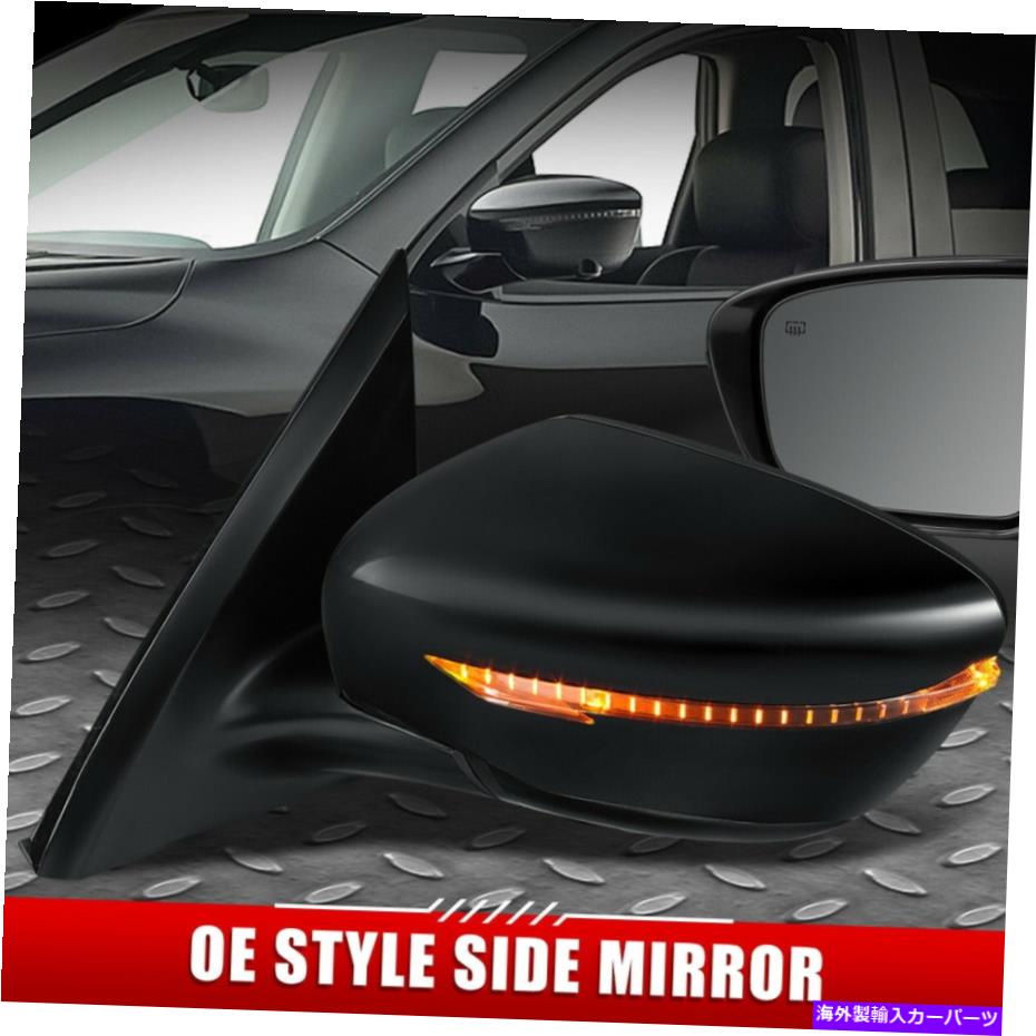 USミラー 17日産パスファインダーOEスタイルのパワー+加熱+ターン信号ドライバーサイドミラー FOR 17 NISSAN PATHFINDER OE STYLE POWERED+HEATED+TURN SIGNAL DRIVER SIDE MIRROR【並行輸入品】