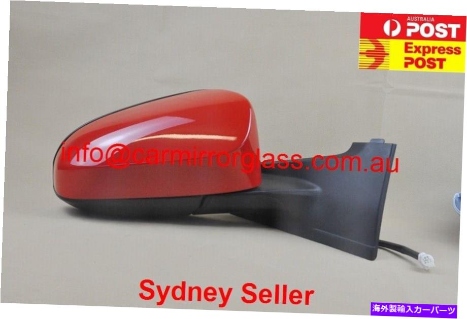 USミラー トヨタヤリスNCP130 2011-2020右側の新しいドアミラー（ハッチのみ）赤 NEW DOOR MIRROR FOR TOYOTA YARIS NCP130 2011-2020 RIGHT SIDE (HATCH ONLY) RED【並行輸入品】