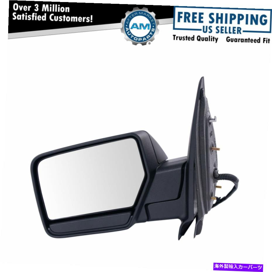 USミラー ミラーパワー非加熱した水上光テクスチャブラックLHドライバー側 Mirror Power Non-Heated Puddle Light Textured Black LH Driver Side【並行輸入品】