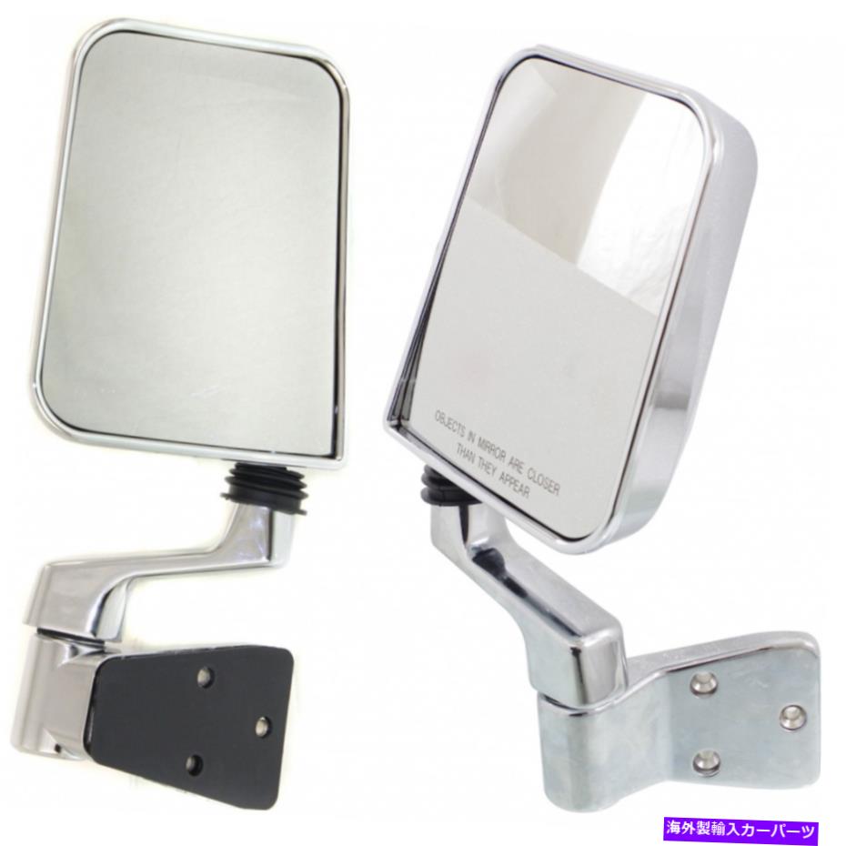 USミラー Jeep Wrangler TJ 1997-2002ドアミラードライバーと助手席側 - ペア For Jeep Wrangler TJ 1997-2002 Door Mirror Driver & Passenger Side - Pair【並行輸入品】