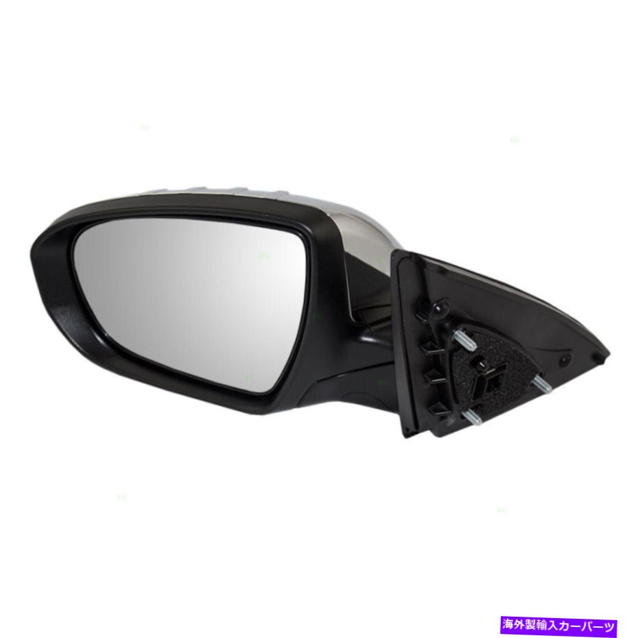 USミラー 新しいドライバーパワー折りたたみサイドミラー加熱信号クロム12 13 Kia optima New Drivers Power Folding Side Mirror Heated Signal Chrome for 12 13 Kia Optima【並行輸入品】