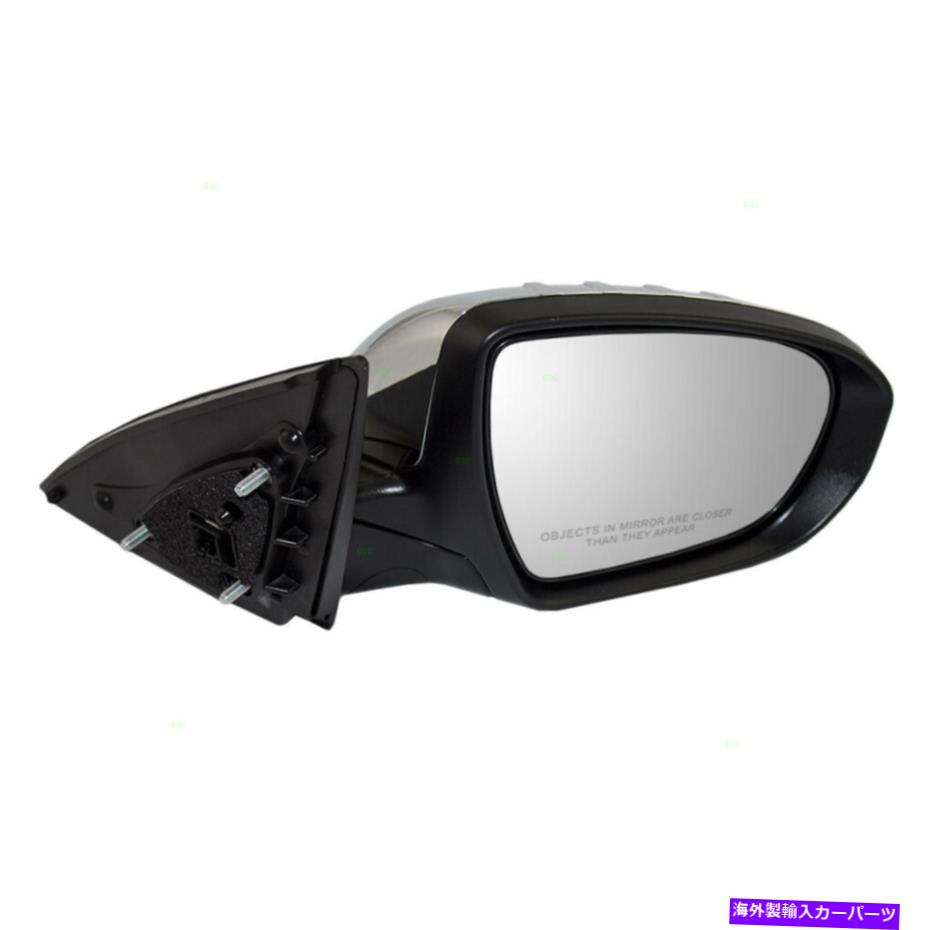 USミラー 新しい乗客のパワーフォールドサイドミラー加熱信号クロム12 13 Kia optima New Passengers Power Fold Side Mirror Heated Signal Chrome for 12 13 Kia Optima【並行輸入品】