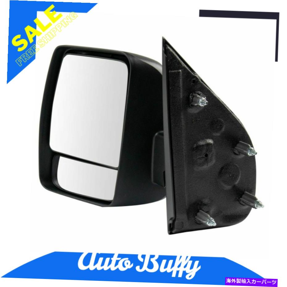 USミラー TRQミラーマニュアルブラックテクスチャドライバーサイドLHフィットニッサンNV 1500 2500 3500 TRQ Mirror Manual Black Textured Driver Side LH Fits Nissan NV 1500 2500 3500【並行輸入品】