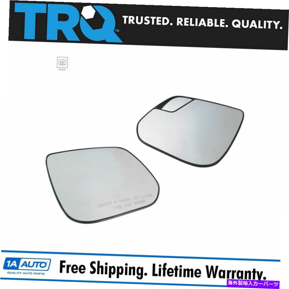 USミラー GMピックアップトラック用のバッキングプレートLH RHペア付きTRQパワー加熱ミラーグラス TRQ Power Heated Mirror Glass with Backing Plate LH RH Pair for GM Pickup Truck【並行輸入品】