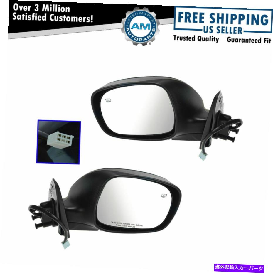 USミラー トヨタツンドラのためのミラーパワーヒートLH左&RH右ペア Mirror Power Heated LH Left & RH Right Pair for Toyota Tundra【並行輸入品】