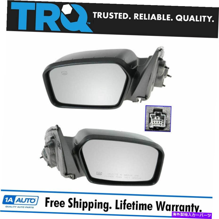 USミラー TRQ加熱パワーサイドミラースムーズブラックセットLH RH RH TRQ Heated Power Side Mirrors Smooth Black Set LH RH for Fusion【並行輸入品】