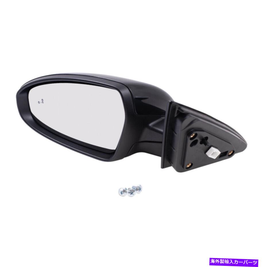 USミラー 2019-2020の黒をマッチするドライバーサイドパワーミラーペイントKia Forteセダン Driver Side Power Mirror Paint to Match Black for 2019-2020 Kia Forte Sedan【並行輸入品】
