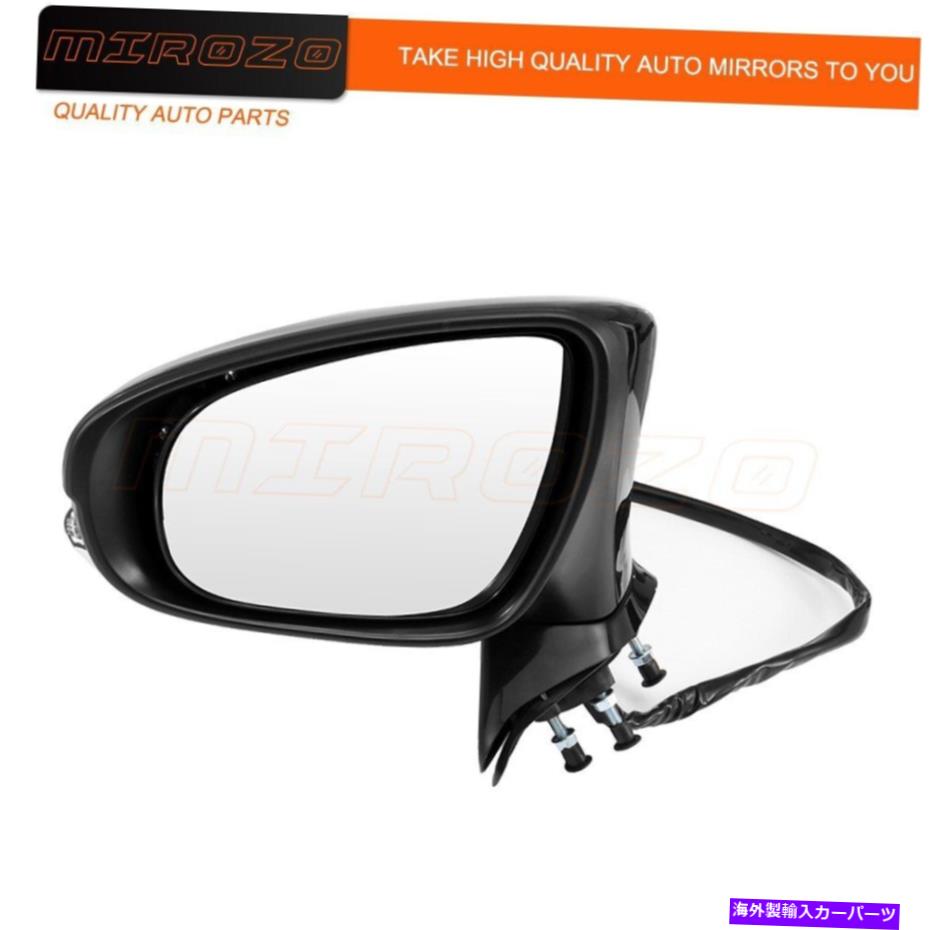 USミラー 2013-2017レクサスLS460 LS600Hのドライバーサイドミラーパワーフォールドブラック信号 Driver Side Mirror Power Fold Black Signal For 2013-2017 Lexus LS460 LS600H【並行輸入品】