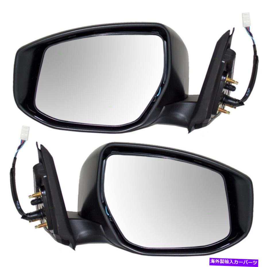 USミラー 新しいペアパワーサイドビューミラー加熱信号13 14 15 16 17日産アルティマ New Pair Power Side View Mirror Heated Signal for 13 14 15 16 17 Nissan Altima【並行輸入品】