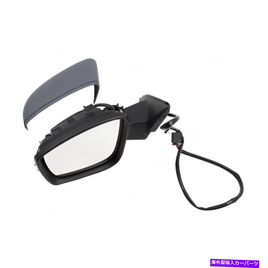USミラー 新しいドライバーパワーサイドミラー加熱信号グレーキャップ12-15フォルクスワーゲンパサート New Drivers Power Side Mirror Heated Signal Gray Cap for 12-15 Volkswagen Passat【並行輸入品】