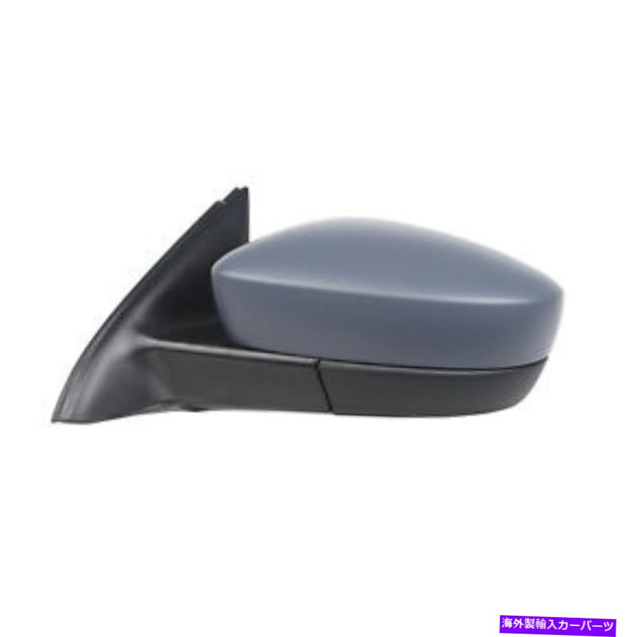 USミラー 塗装されていないパワーフラットドライバーサイドドアミラー加熱128-64982L Unpainted Power Flat Driver Side Door Mirror Heated 128-64982L【並行輸入品】