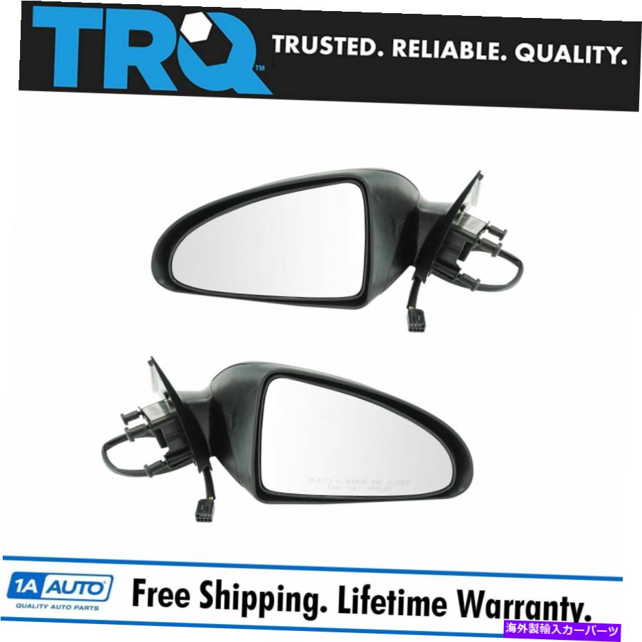 USミラー TRQパワーミラーペアテクスチャブラックセット左＆右05-09ポンティアックG6セダン TRQ Power Mirror Pair Textured Black Set Left & Right for 05-09 Pontiac G6 Sedan【並行輸入品】