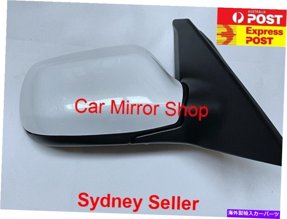 USミラー マツダの新しいドアミラー3BK 2003-2009（右のドライバー側）白 NEW DOOR MIRROR FOR MAZDA 3 BK 2003 - 2009 ( RIGHT DRIVER SIDE)WHITE【並行輸入品】