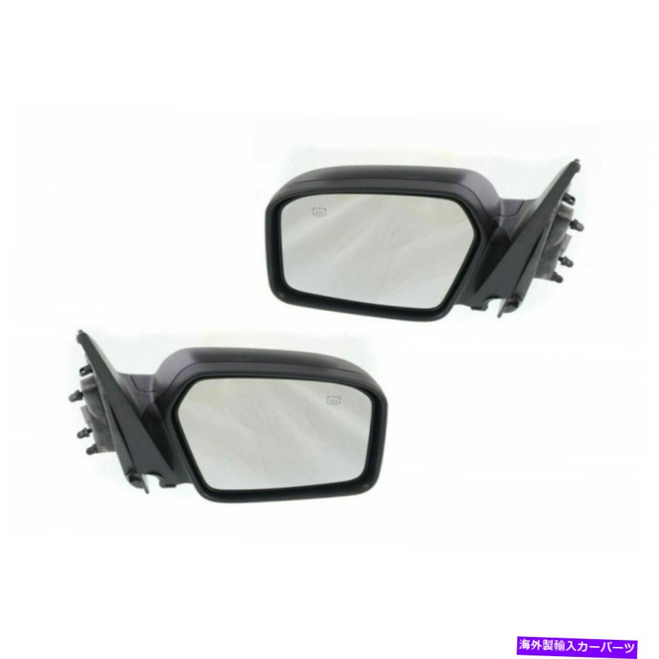 USミラー Mercury Milan 2006-2009ドアミラードライバーと助手席側のペアパワー加熱 For Mercury Milan 2006-2009 Door Mirror Driver&Passenger Side Pair Power Heated【並行輸入品】
