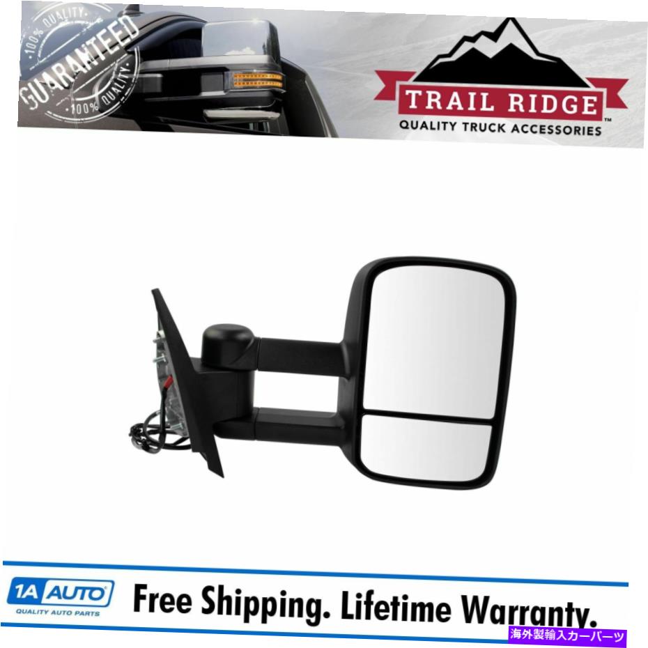USミラー シボレーGMCピックアップタホ用のトレイルリッジミラーパワーけん引客員助手席側 Trail Ridge Mirror Power Heated Towing Passenger Side for Chevy GMC Pickup Tahoe【並行輸入品】