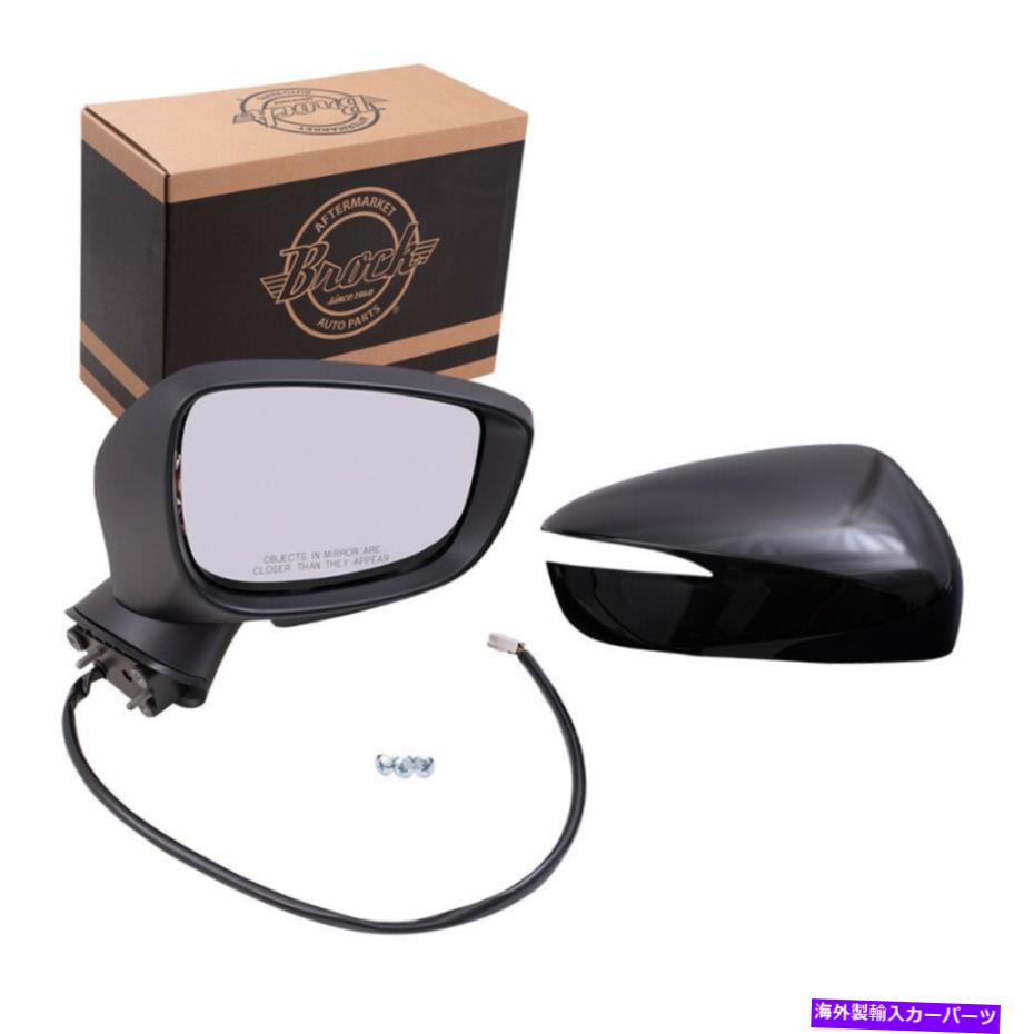 USミラー 2016-2019の乗客パワーサイドミラーガラスハウジングシグナルMazda CX-3 Passenger Power Side Mirror Glass Housing Heated Signal for 2016-2019 Mazda CX-3【並行輸入品】