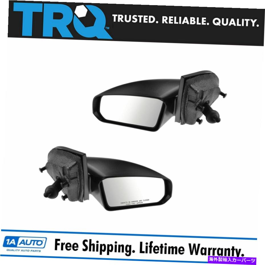USミラー 03-07土星イオンクーペ用のTRQミラーマニュアルドライバーの乗客側ペア TRQ Mirror Manual Driver Passenger Side Pair for 03-07 Saturn Ion Coupe【並行輸入品】