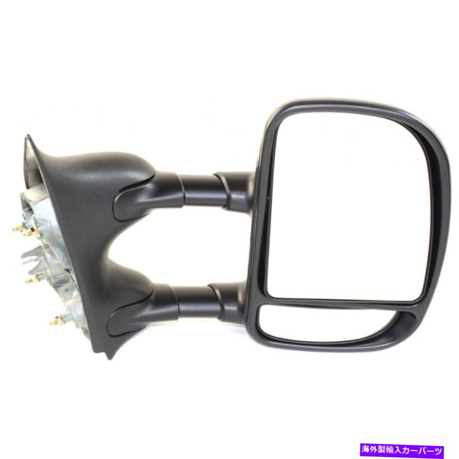 USミラー フォードF-250/F-350スーパーデューティ1999-2007けん引鏡旅客サイド|マニュアル For Ford F-250/F-350 Super Duty 1999-2007 Towing Mirror Passenger Side | Manual【並行輸入品】
