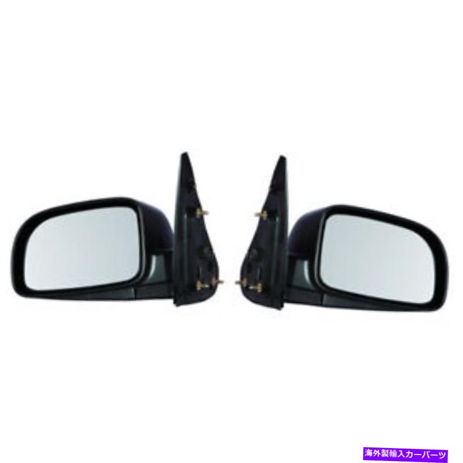 USミラー ヒュンダイサンタフェ2009年ドアミラードライバーと助手席側|ペア|力 For Hyundai Santa Fe 2009 Door Mirror Driver and Passenger Side | Pair | Power【並行輸入品】