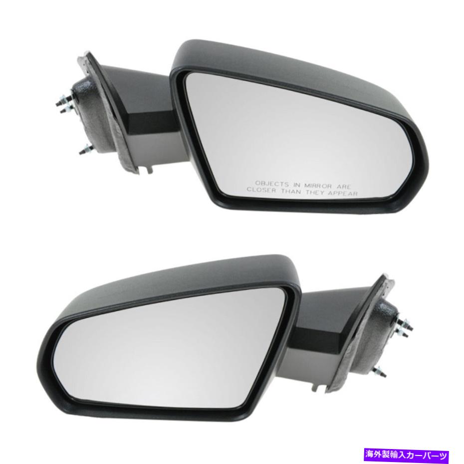 USミラー TRQサイドビューは、08-13アベンジャーのパワーテクスチャーブラックとセットをミラーリングします TRQ Side View Mirrors Power Textured Black & Set for 08-13 Avenger【並行輸入品】 43,560円