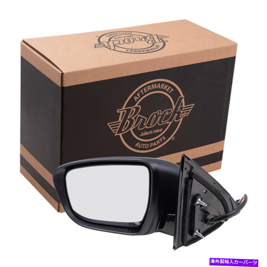 USミラー 2018-2019パスファインダーのために黒に合うドライバーサイドパワーミラーペイント Driver Side Power Mirror Paint to Match Black for 2018-2019 Pathfinder【並行輸入品】